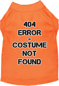 Load image into Gallery viewer, Halloween Costume Cat or Dog Shirt for Pets "404 Error Costume"