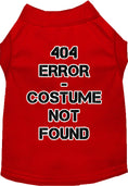 Load image into Gallery viewer, Halloween Costume Cat or Dog Shirt for Pets "404 Error Costume"