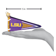 LSU  Pennant Ornament