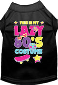 Load image into Gallery viewer, Halloween Costume Cat or Dog Shirt for Pets "Lazy 80's Costume"
