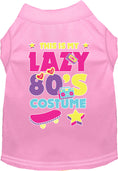 Load image into Gallery viewer, Halloween Costume Cat or Dog Shirt for Pets "Lazy 80's Costume"