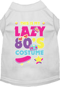 Load image into Gallery viewer, Halloween Costume Cat or Dog Shirt for Pets "Lazy 80's Costume"