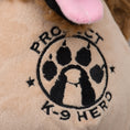 Load image into Gallery viewer, HuggleCause™, Project K-9 Hero, Flash Knottie® Plush Dog Toy, Large - image 5