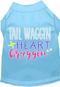 Load image into Gallery viewer, Dog Shirt for Pets "Tail Waggin, Heart Braggin"