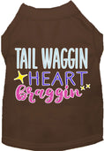 Load image into Gallery viewer, Dog Shirt for Pets "Tail Waggin, Heart Braggin"