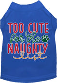 Load image into Gallery viewer, Dog Shirt for Pets "Too Cute for the Naughty List"