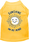 Load image into Gallery viewer, Adorable Cat or Dog Shirt for Pets "Sunshine on My Mind"