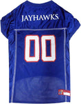Load image into Gallery viewer, NCAA Kansas Mesh Dog Jersey