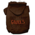 Load image into Gallery viewer, Halloween Pet Hoodie "All The Ghouls Love Me"