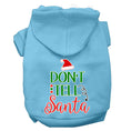 Load image into Gallery viewer, Christmas Pet Hoodie, "Don't Tell Santa"