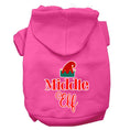 Load image into Gallery viewer, Christmas Pet Hoodie Screen Printed, "Middle Elf"