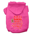 Load image into Gallery viewer, Christmas Pet Hoodie Screen Printed, "Santa Stop Here, We Have Cookies"