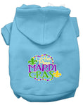 Load image into Gallery viewer, Pet Dog & Cat Hoodie Screen Printed, "Little Miss Mardi Gras"