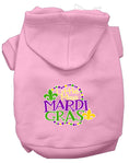 Load image into Gallery viewer, Pet Dog & Cat Hoodie Screen Printed, "Little Miss Mardi Gras"