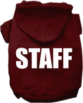Load image into Gallery viewer, Halloween Pet Costume Hoodie Screen Printed, "Staff"