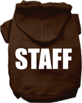 Load image into Gallery viewer, Halloween Pet Costume Hoodie Screen Printed, "Staff"