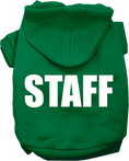 Load image into Gallery viewer, Halloween Pet Costume Hoodie Screen Printed, "Staff"