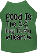 Load image into Gallery viewer, Fun Cat or Dog Shirt for Pets "Food is the Key"