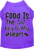 Load image into Gallery viewer, Fun Cat or Dog Shirt for Pets "Food is the Key"
