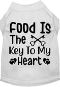 Load image into Gallery viewer, Fun Cat or Dog Shirt for Pets "Food is the Key"