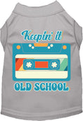 Load image into Gallery viewer, Fun Cat or Dog Shirt for Pets "Keepin it Old School"