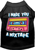 Load image into Gallery viewer, Fun Retro Cat or Dog Shirt for Pets "Made You a Mixtape"