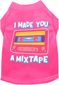 Load image into Gallery viewer, Fun Retro Cat or Dog Shirt for Pets "Made You a Mixtape"