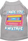 Load image into Gallery viewer, Fun Retro Cat or Dog Shirt for Pets "Made You a Mixtape"