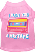 Load image into Gallery viewer, Fun Retro Cat or Dog Shirt for Pets "Made You a Mixtape"