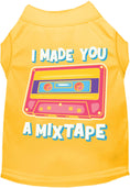 Load image into Gallery viewer, Fun Retro Cat or Dog Shirt for Pets "Made You a Mixtape"