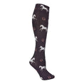 Load image into Gallery viewer, AWST Int'l Lila Large Horses and Horseshoes Socks