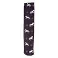 Load image into Gallery viewer, AWST Int'l Lila Large Horses and Horseshoes Socks