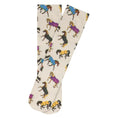 Load image into Gallery viewer, AWST Int'l Lila Horses in Blankets Equestrian Boot Socks Ladies