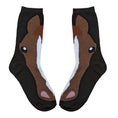 Load image into Gallery viewer, AWST Int'l Ladies' Horse Face Crew Socks- 3 Pack
