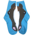 Load image into Gallery viewer, AWST Int'l Ladies' Horse Face Crew Socks- 3 Pack