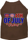 Load image into Gallery viewer, Patriotic Cat or Dog Shirt for Pets "Chill 4th of July Crew"
