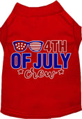 Load image into Gallery viewer, Patriotic Cat or Dog Shirt for Pets "Chill 4th of July Crew"