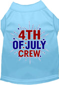 Load image into Gallery viewer, Patriotic Cat or Dog Shirt for Pets "Fireworks and 4th of July Crew"