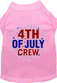 Load image into Gallery viewer, Patriotic Cat or Dog Shirt for Pets "Fireworks and 4th of July Crew"