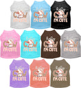 Load image into Gallery viewer, Adorable Cat or Dog Shirt for Pets "Holy Cow, I'm Cute"