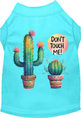 Load image into Gallery viewer, Adorable Cat or Dog Shirt for Pets "Don't Touch Me Cactus"