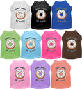 Load image into Gallery viewer, Adorable Cat or Dog Shirt for Pets "Donut Worry, Be Happy"