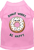 Load image into Gallery viewer, Adorable Cat or Dog Shirt for Pets "Donut Worry, Be Happy"
