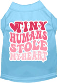 Load image into Gallery viewer, Adorable Cat or Dog Shirt for Pets "Tiny Humans Stole My Heart"