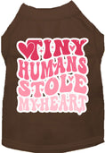 Load image into Gallery viewer, Adorable Cat or Dog Shirt for Pets "Tiny Humans Stole My Heart"
