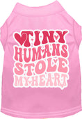 Load image into Gallery viewer, Adorable Cat or Dog Shirt for Pets "Tiny Humans Stole My Heart"