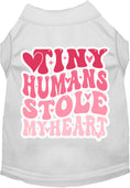 Load image into Gallery viewer, Adorable Cat or Dog Shirt for Pets "Tiny Humans Stole My Heart"
