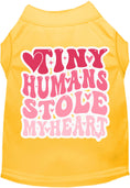 Load image into Gallery viewer, Adorable Cat or Dog Shirt for Pets "Tiny Humans Stole My Heart"