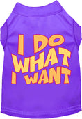 Load image into Gallery viewer, Adorable Cat or Dog Shirt for Pets "I Do What I Want"