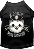 Load image into Gallery viewer, Adorable Cat or Dog Shirt for Pets "Cat Got Your Tongue"